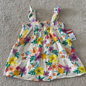 Cat & Jack Floral Print Sleeveless Top